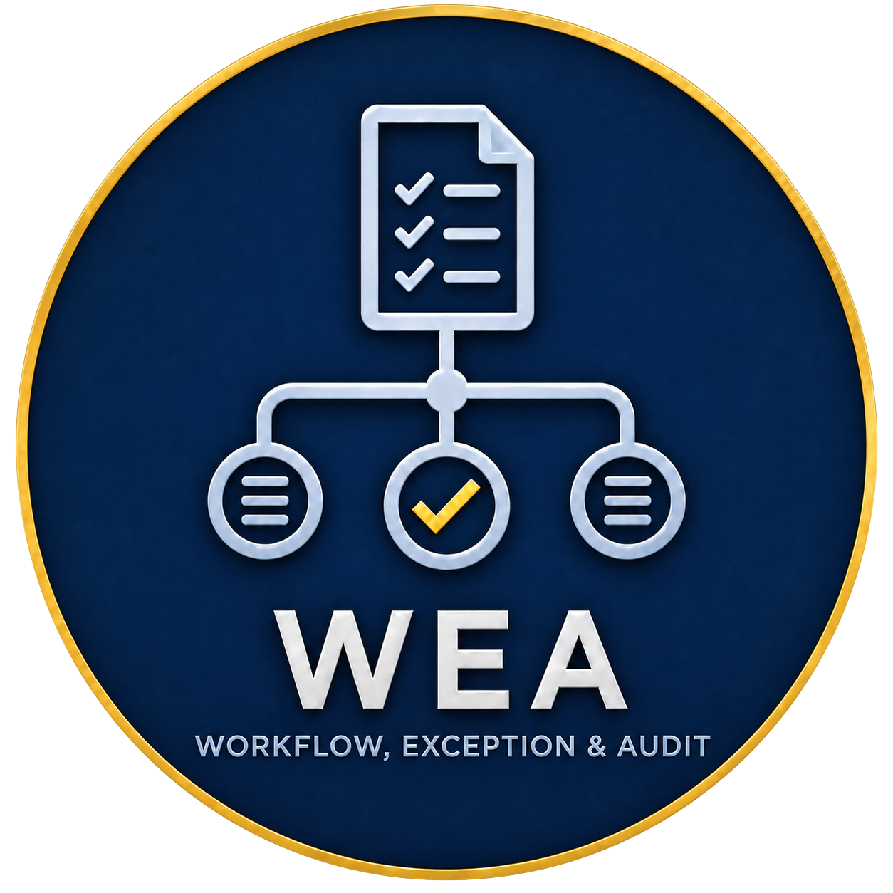 Workflow, exception and audit module logo